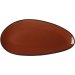Servierplatte oval 35,5x17cm Taste marron