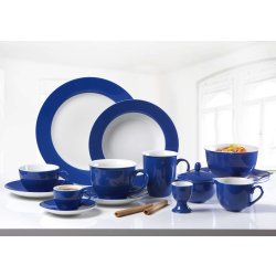 Doppio indigo-blau Dessertteller / Frühstücksteller 20,5cm 6er Set